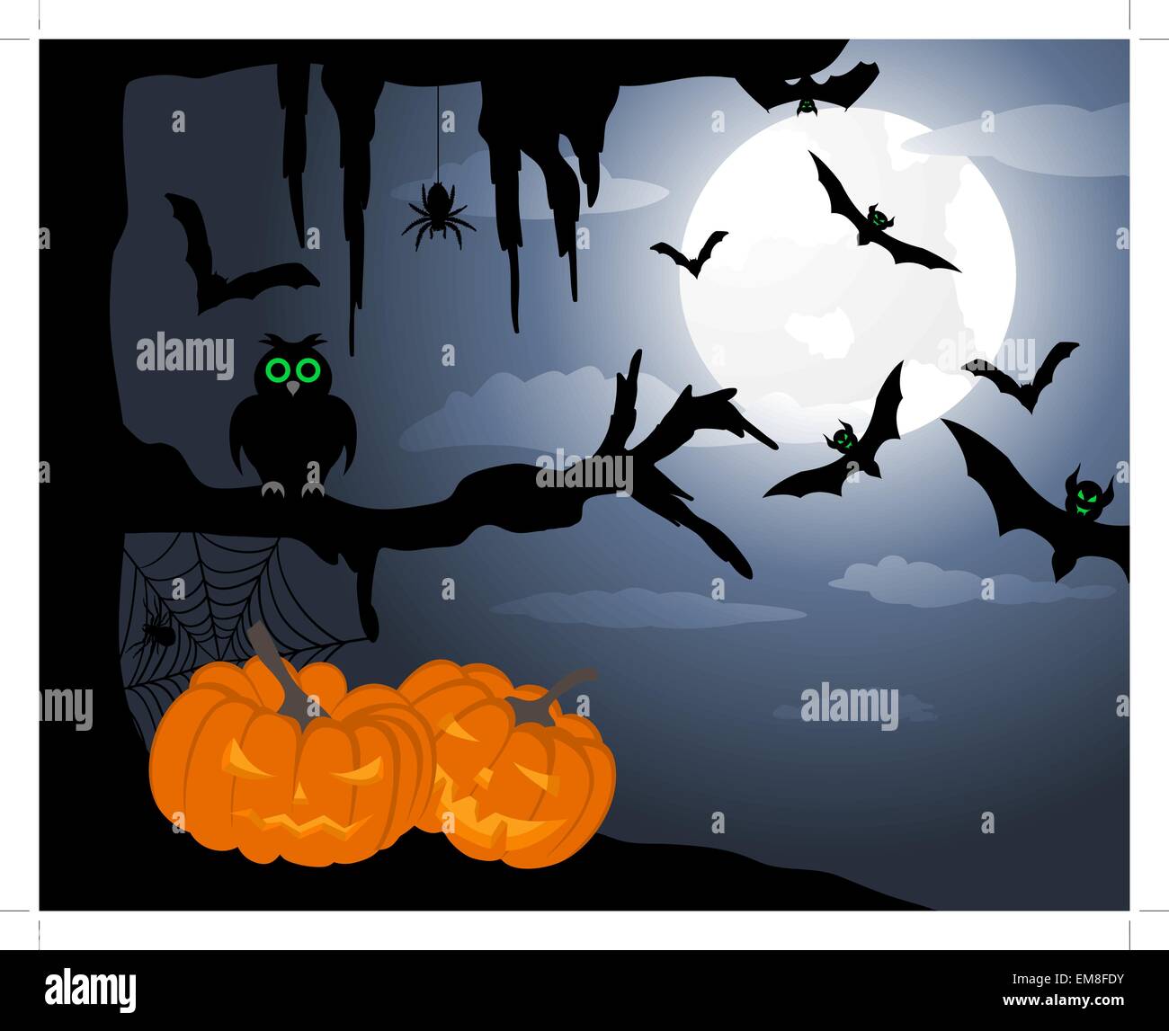 Felice halloween Illustrazione Vettoriale