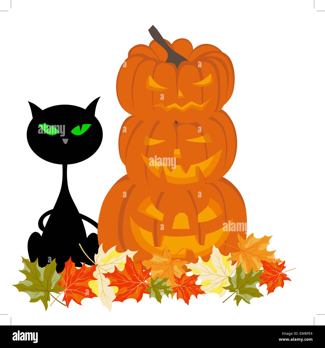 Felice halloween Illustrazione Vettoriale