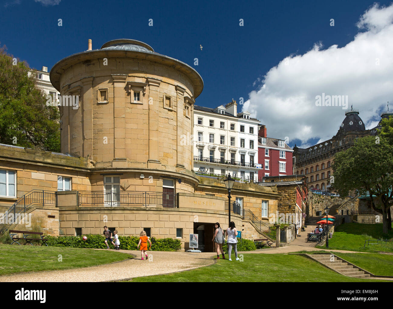 Regno Unito, Inghilterra, Yorkshire, Scarborough, Museo terrazza, Rotunda MUSEO DI GEOLOGIA Foto Stock