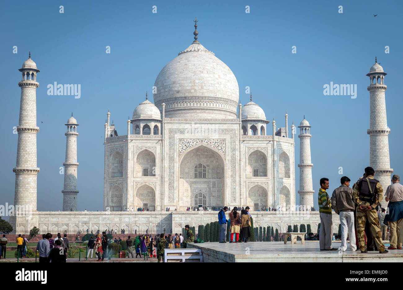 Il Taj Mahal, Agra, India Foto Stock