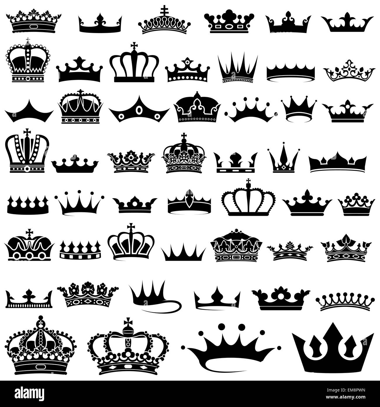 Raccolta della corona Illustrazione Vettoriale