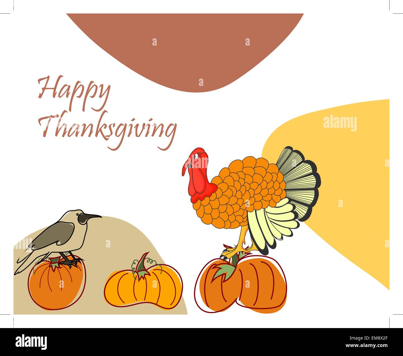 La Giornata del Ringraziamento Illustrazione Vettoriale