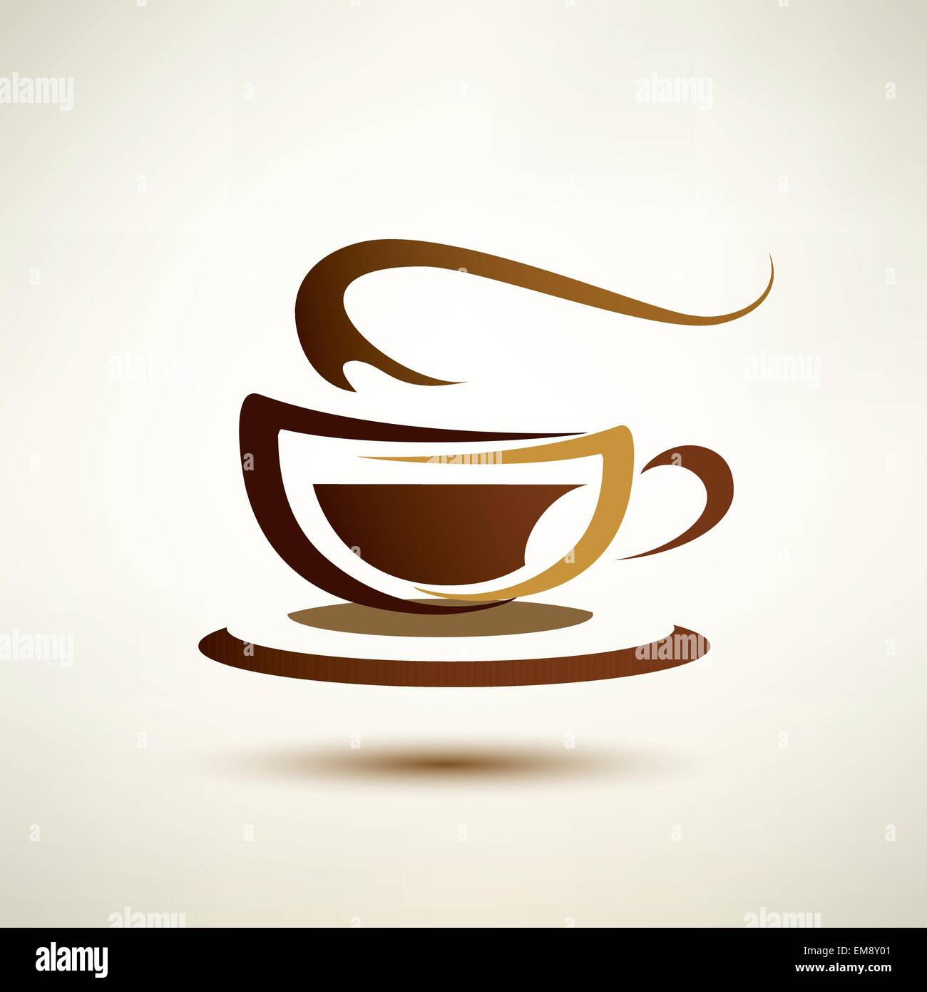 Disegno vettoriale della tazza di caffè, icona Illustrazione Vettoriale