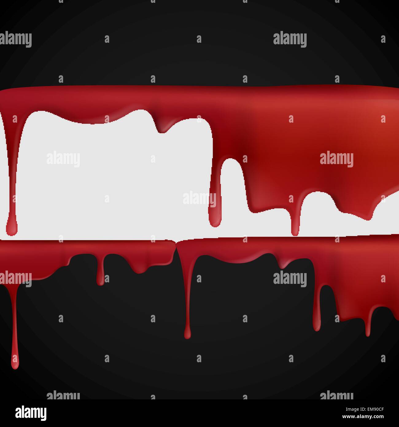 Grondante sangue. Illustrazione Vettoriale