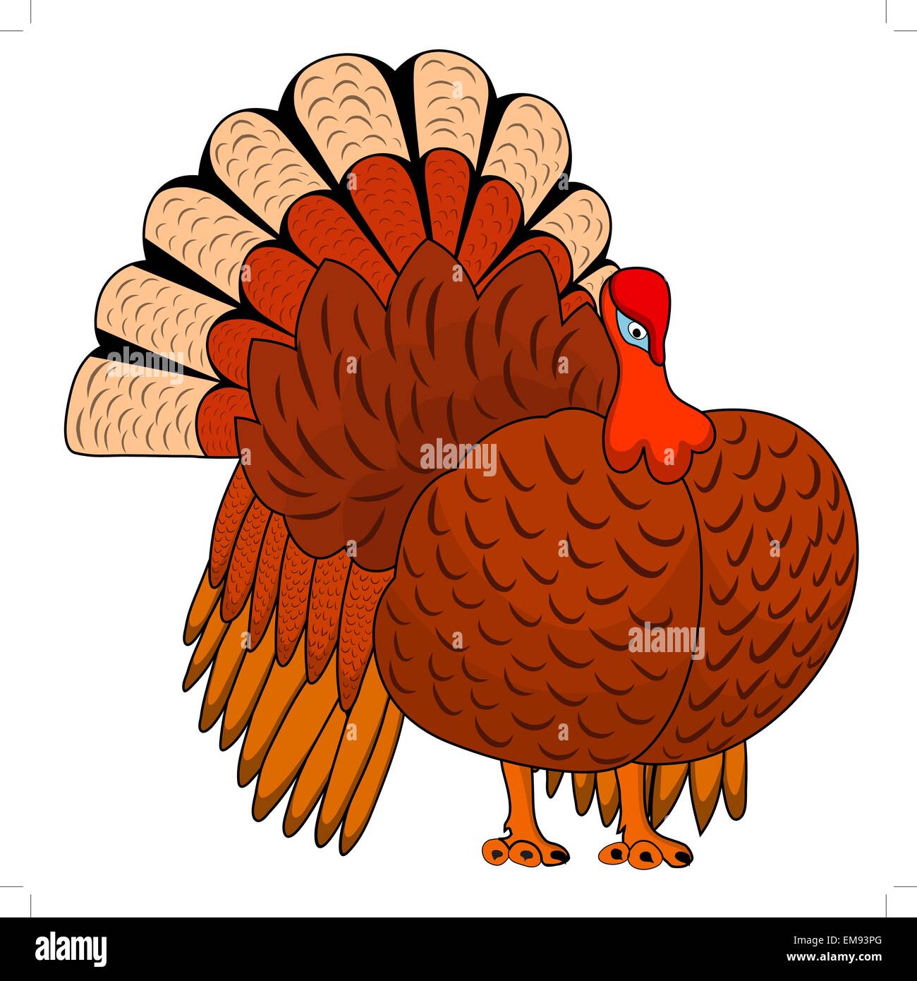 La Giornata del Ringraziamento Turchia Illustrazione Vettoriale