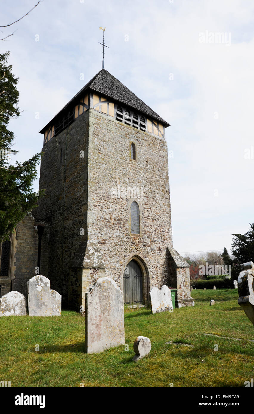 Chiesa di St Giles a Coldwaltham vicino a Pulborough West Sussex il XIII secolo anglicana chiesa parrocchiale è dedicata a San Gil Foto Stock