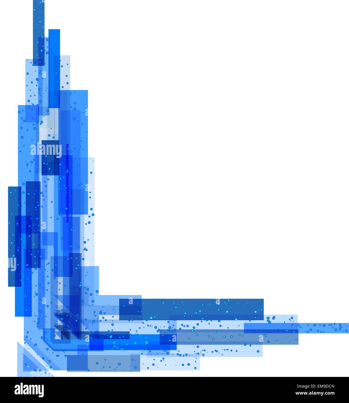 Blu sfondo astratto Illustrazione Vettoriale