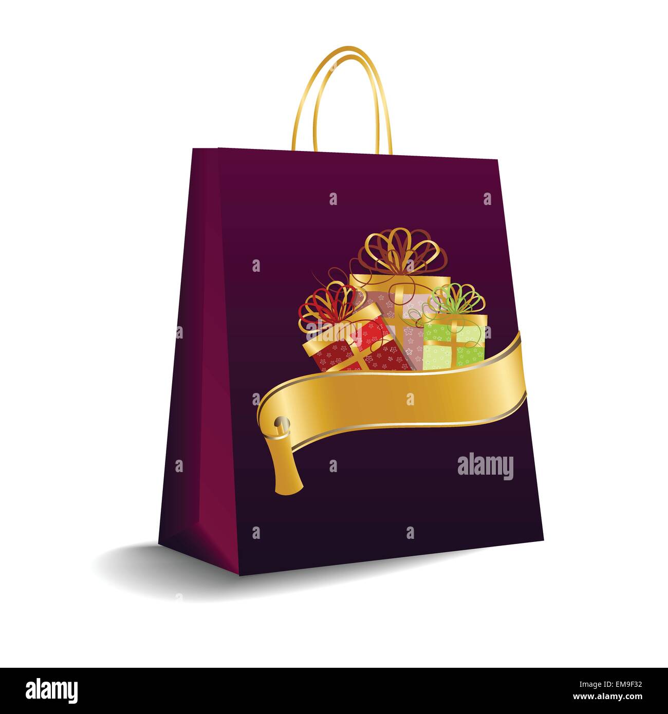 shopping-bag Illustrazione Vettoriale