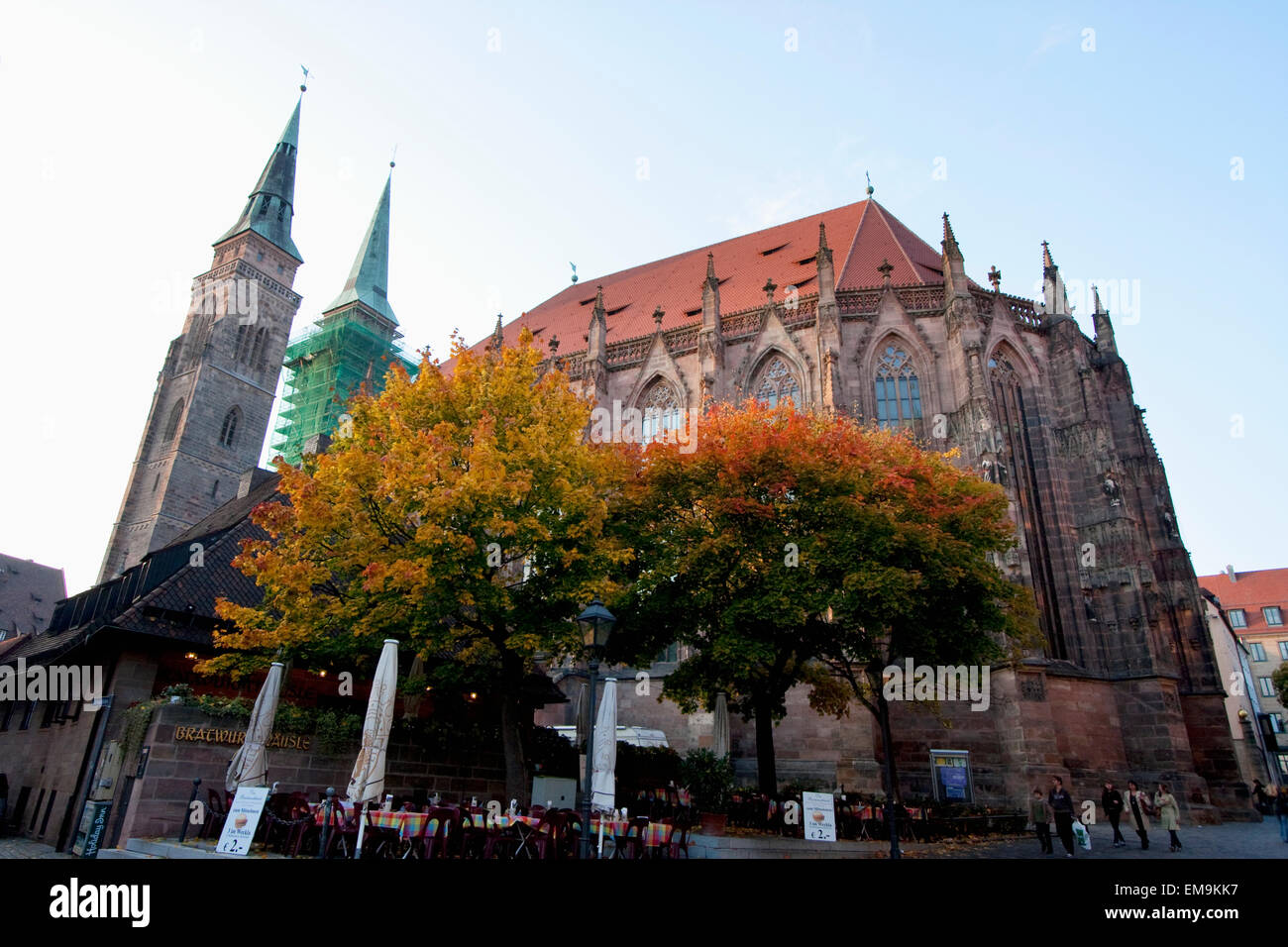 Chiesa di S. Sebaldo, Norimberga, Baviera, Germania Foto Stock