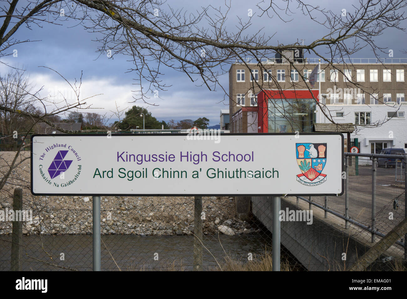 Kingussie High School, Kingussie Foto Stock