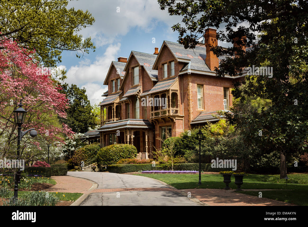 Executive Mansion, in stile vittoriano residenza del governatore, Raleigh, Carolina del Nord Foto Stock