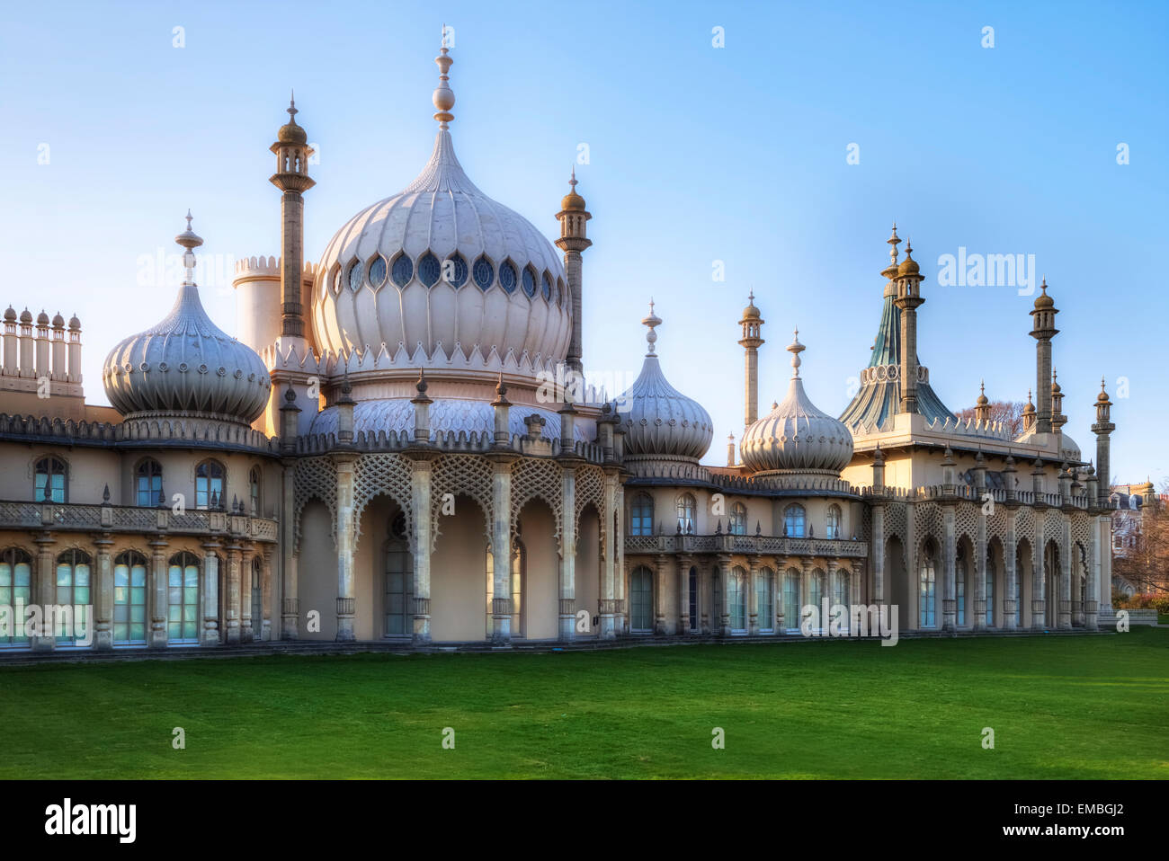 Il Royal Pavilion, Brighton, Sussex England, Regno Unito Foto Stock