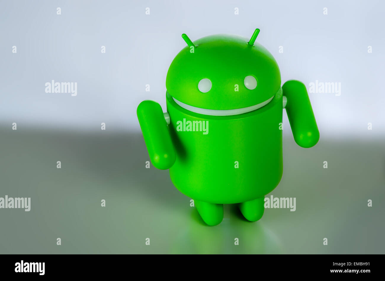 Google Android Robot verde Foto Stock