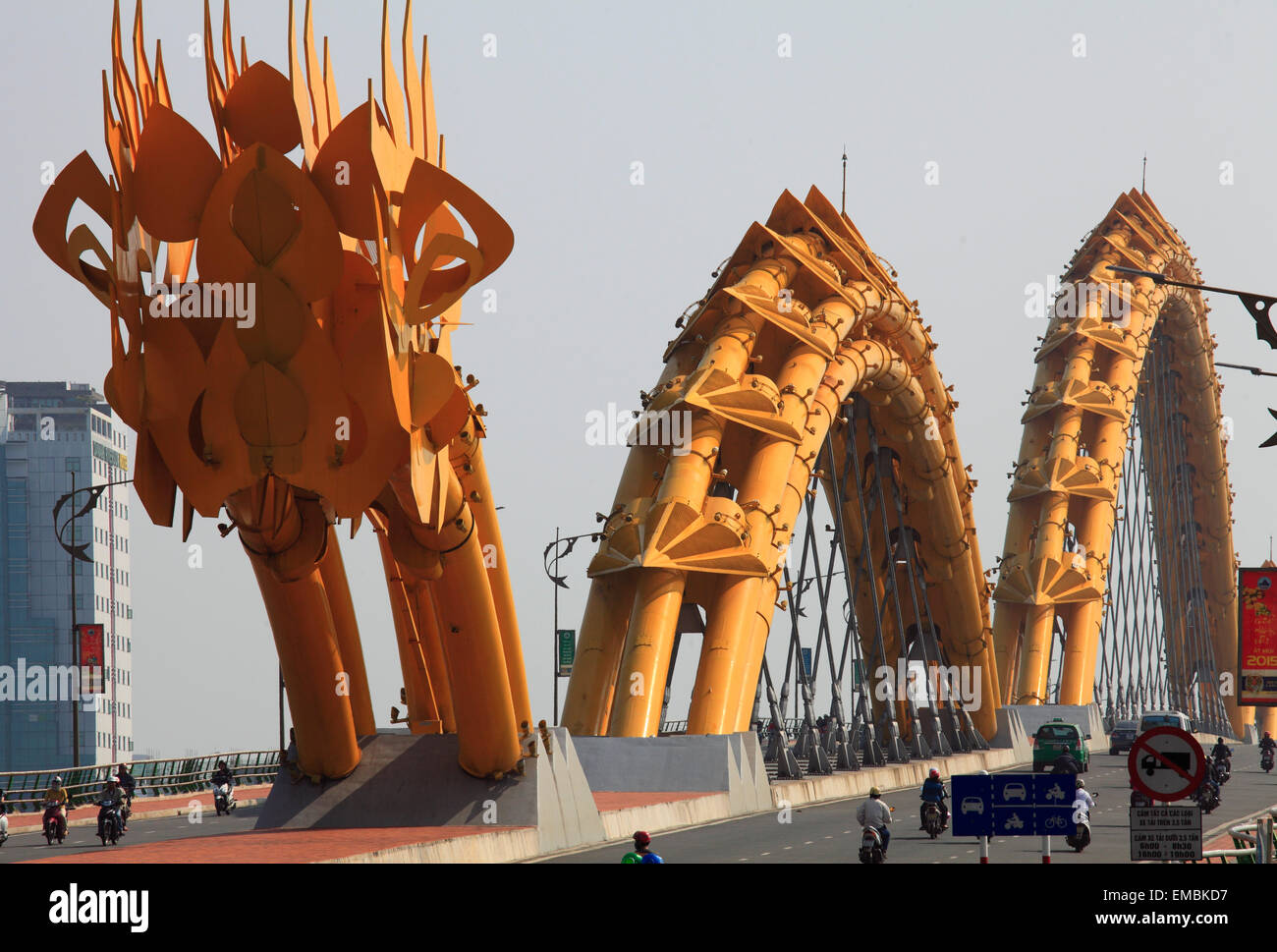 Il Vietnam, Da Nang, Dragon Bridge, Foto Stock