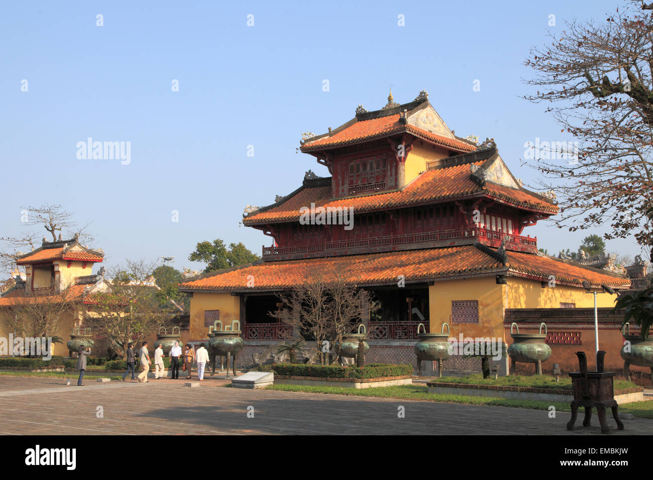 Il Vietnam, la tinta, la Cittadella, la città imperiale, Hien Tam Pavilion, Foto Stock