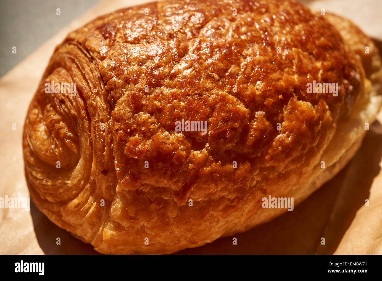 Croissant al cioccolato Foto Stock