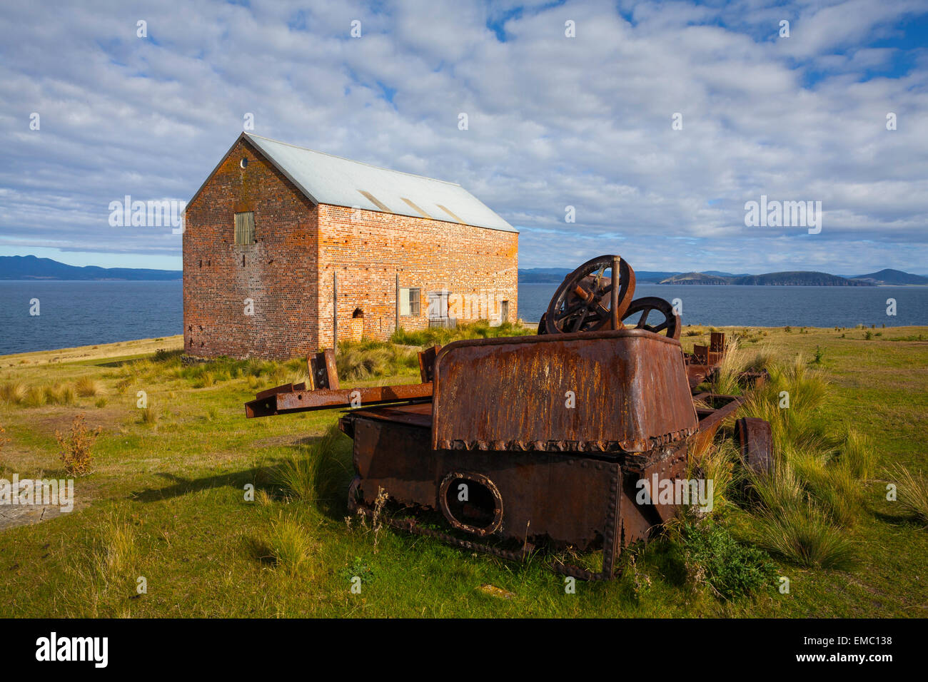Condannare la stalla (c.1844) - Maria Island National Park - Tasmania - Australia Foto Stock