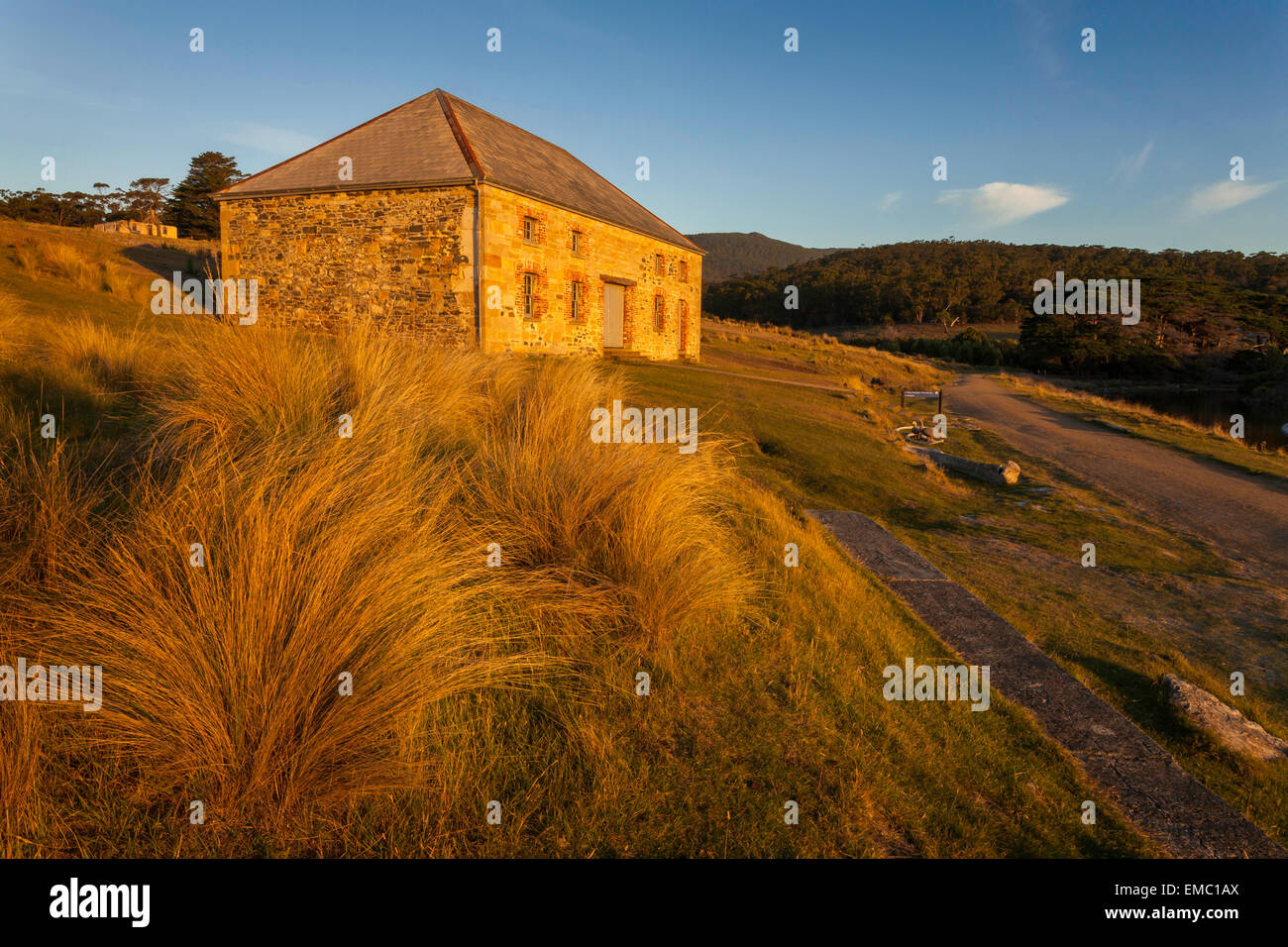 Commissariat Store (c.1825) - Maria Island National Park - Tasmania - Australia Foto Stock
