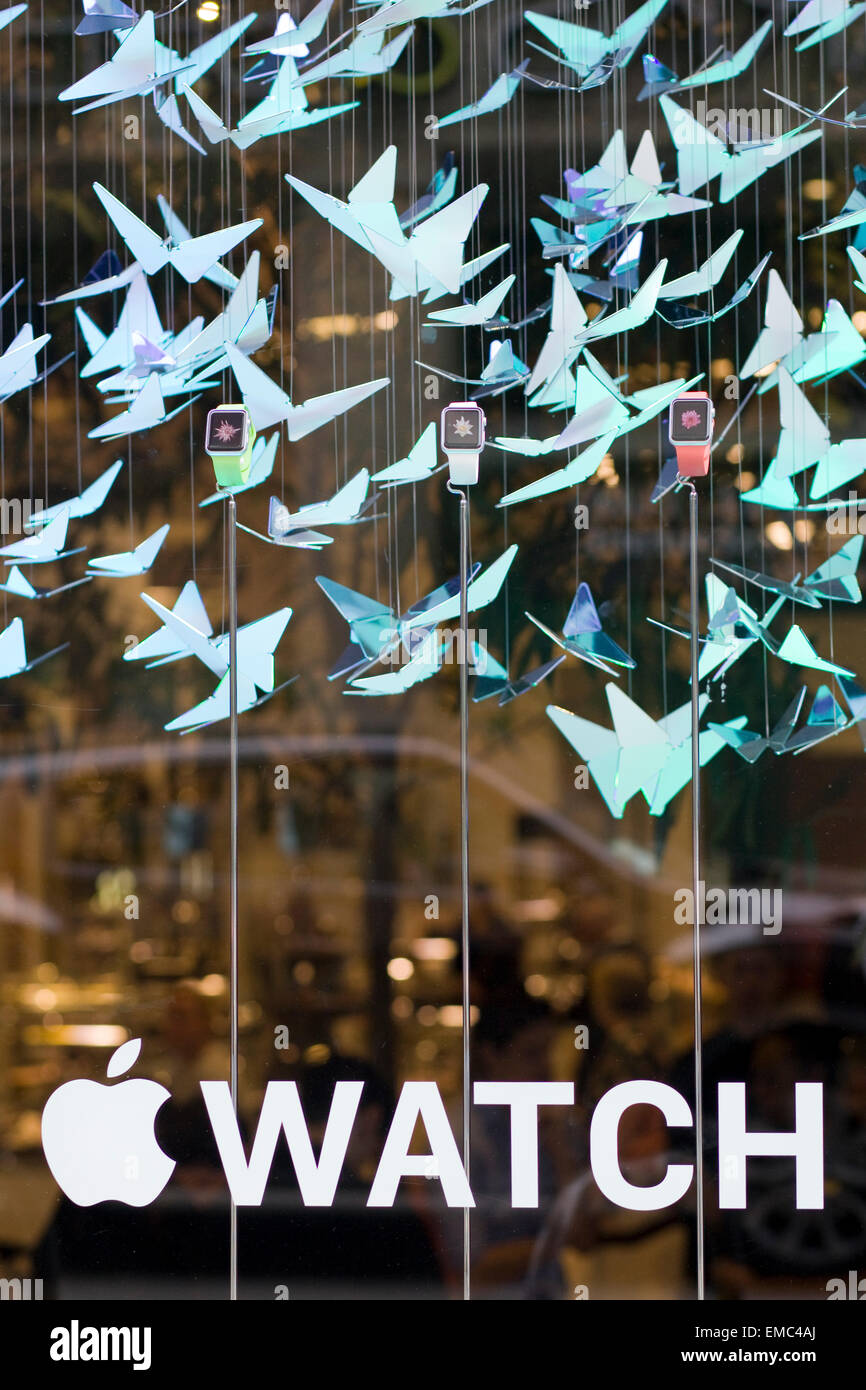 Il nuovo Apple Watch Foto Stock