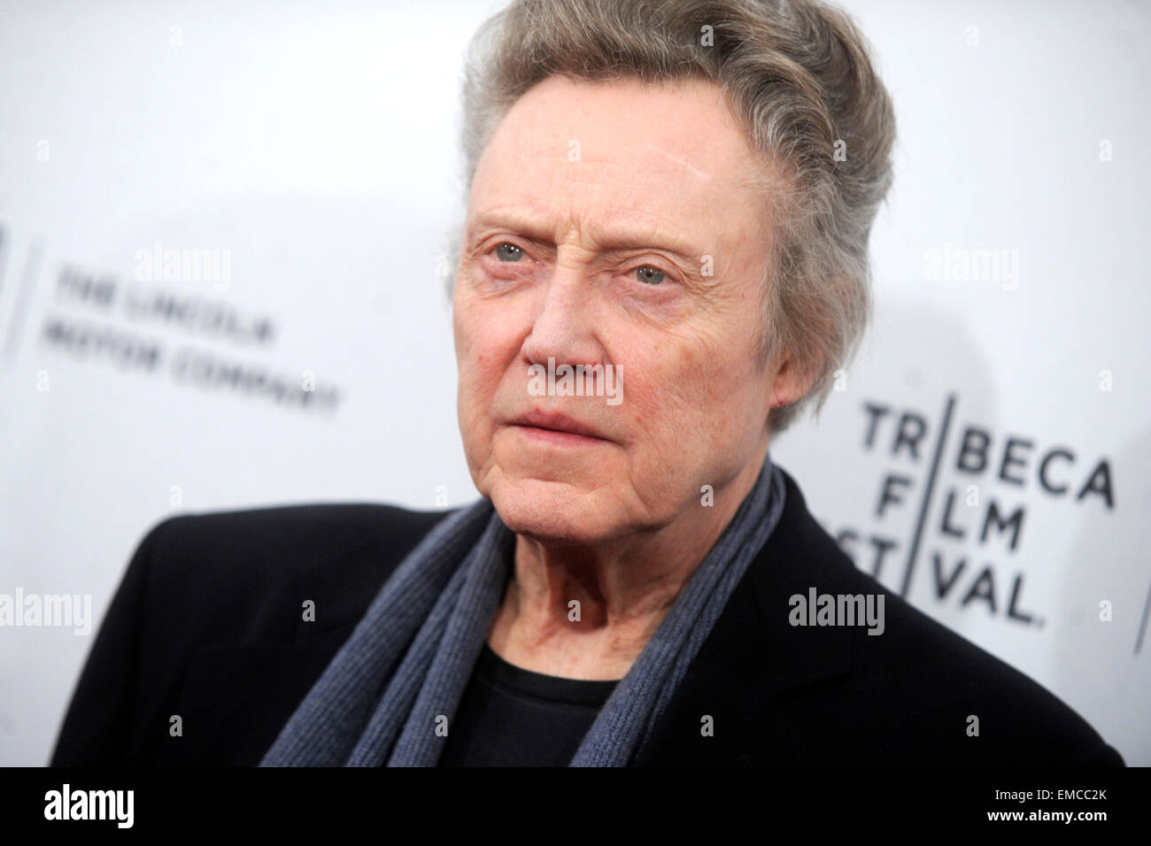 Christopher Walken assiste la premiere del 'Quando Vivo la mia vita su di nuovo' durante il 2015 Tribeca Film Festival presso il Teatro SVA on April 18, 2015 in New York City/picture alliance Foto Stock