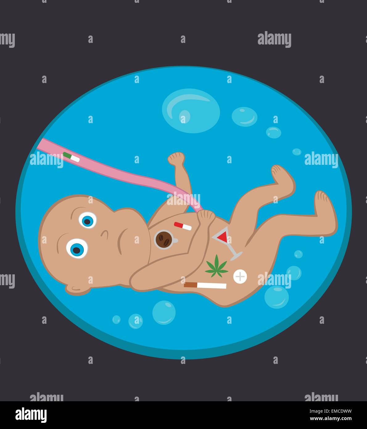 Un male per il bambino Illustrazione Vettoriale