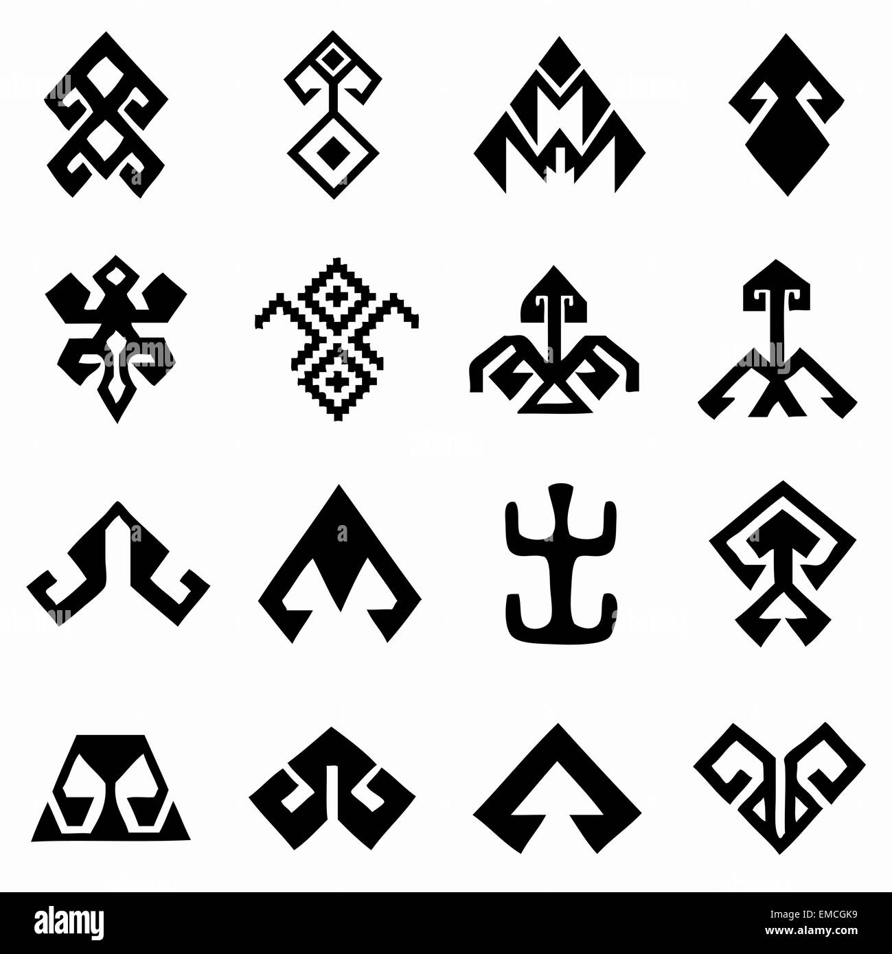 Oriental gli elementi di design Illustrazione Vettoriale