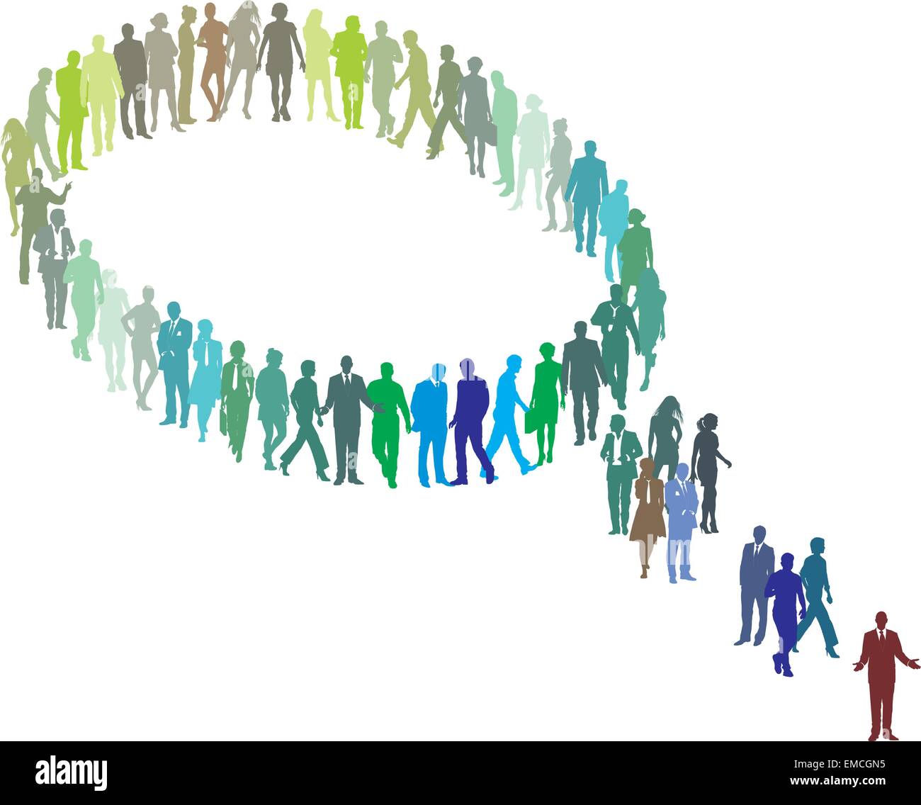 L uomo e la donna in una bolla di sapone Illustrazione Vettoriale