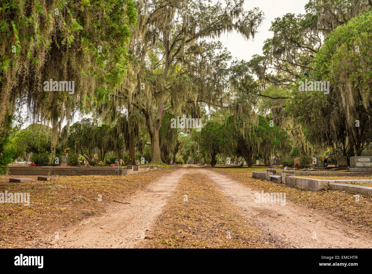 Storico cimitero Bonaventura a Savannah, Georgia Foto Stock