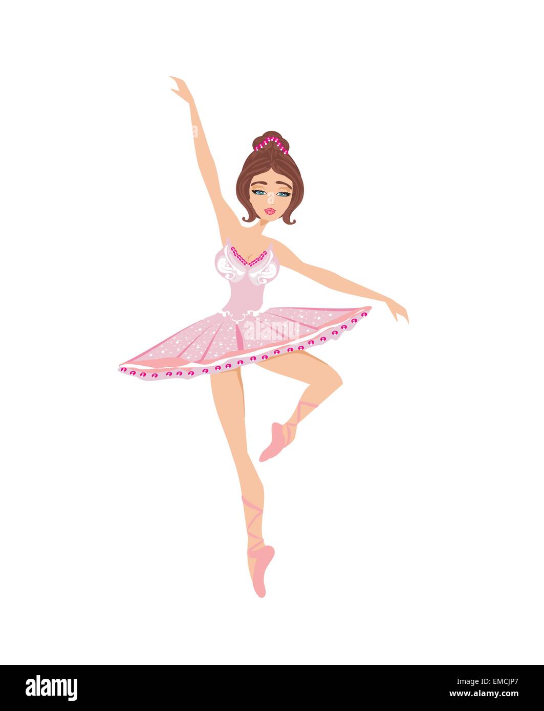 Disegno di ballerina Immagini Vettoriali Stock - Alamy
