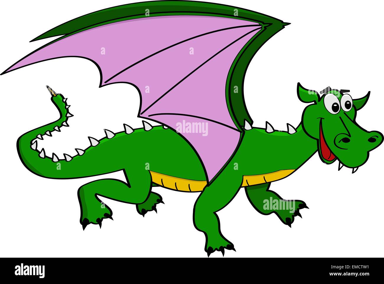 Drago del fumetto Illustrazione Vettoriale