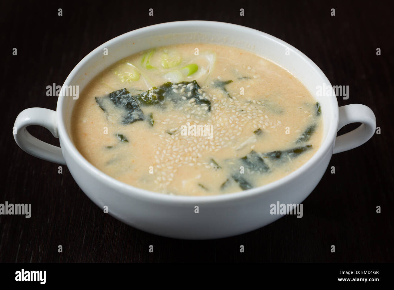 Giapponese ramen noodle Foto Stock