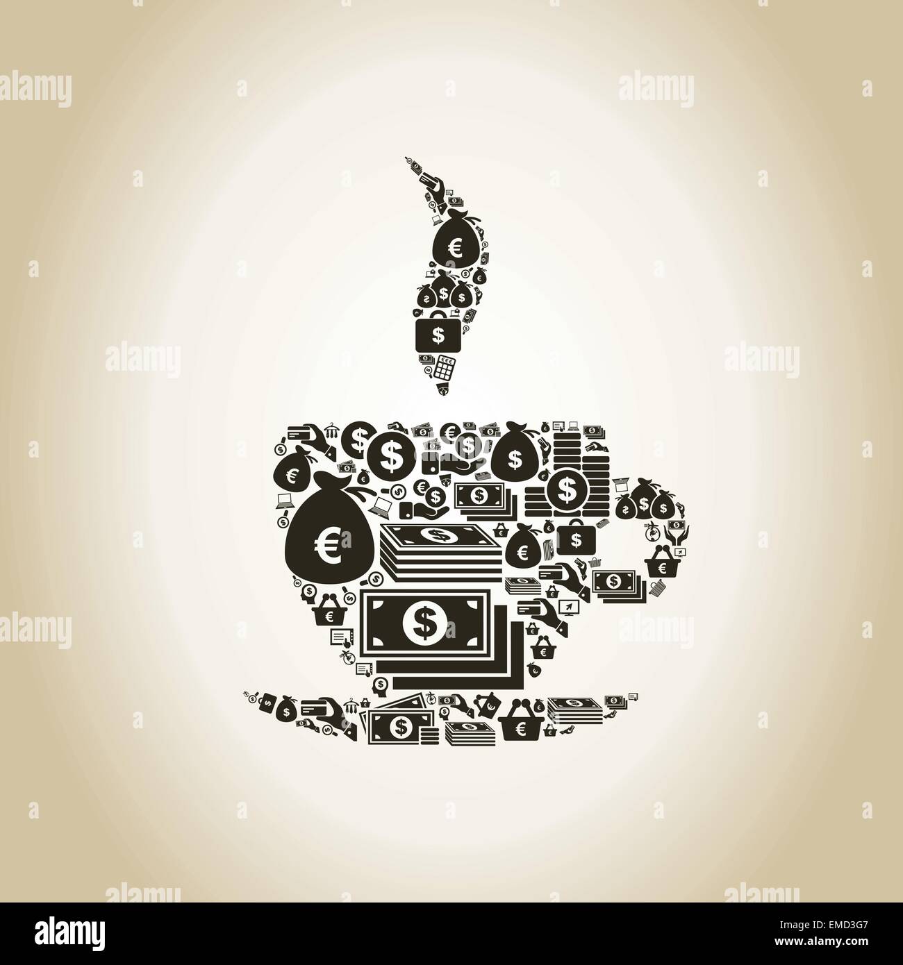 Affari di Coppa Illustrazione Vettoriale