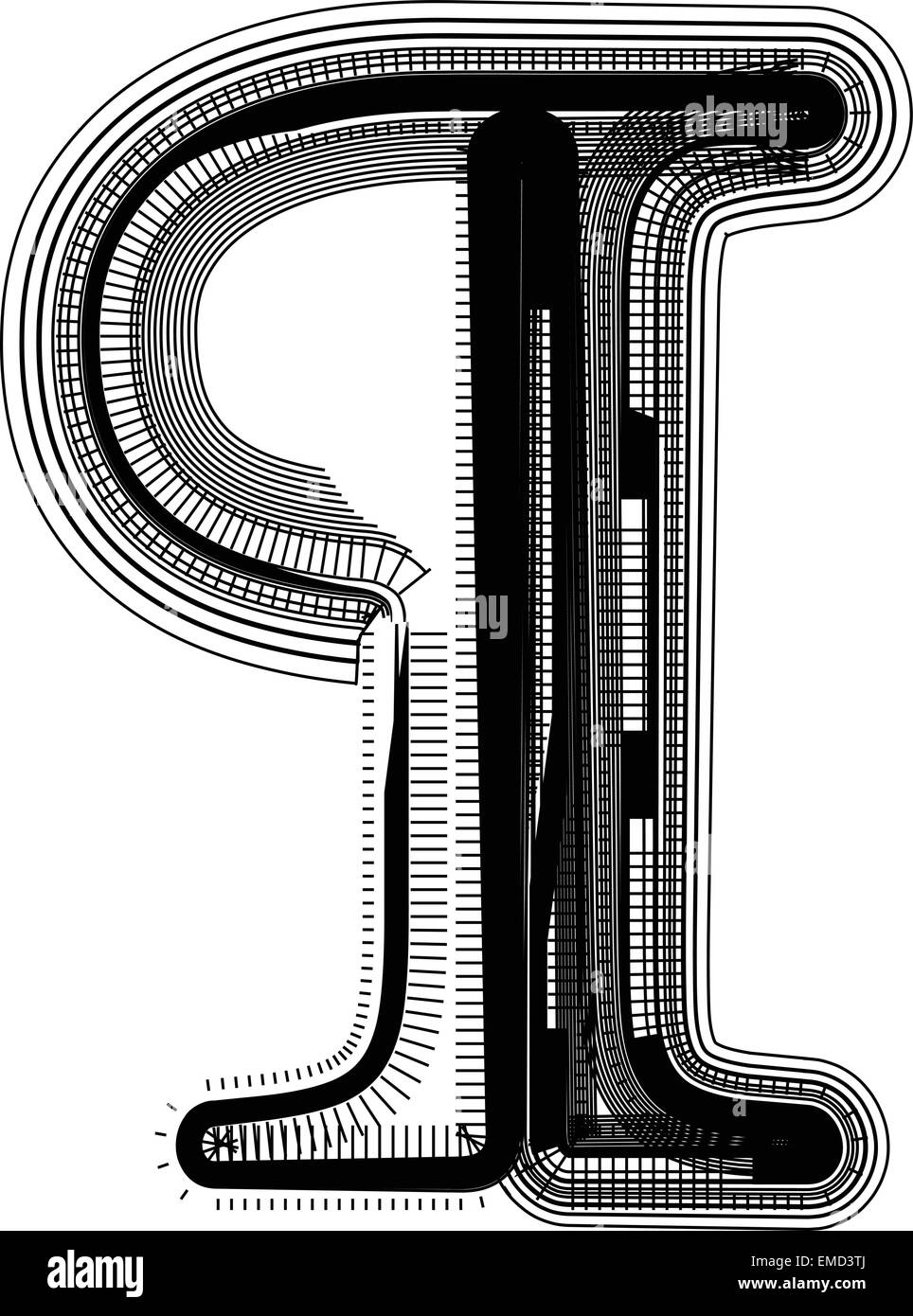 Illustrazione dei font Illustrazione Vettoriale
