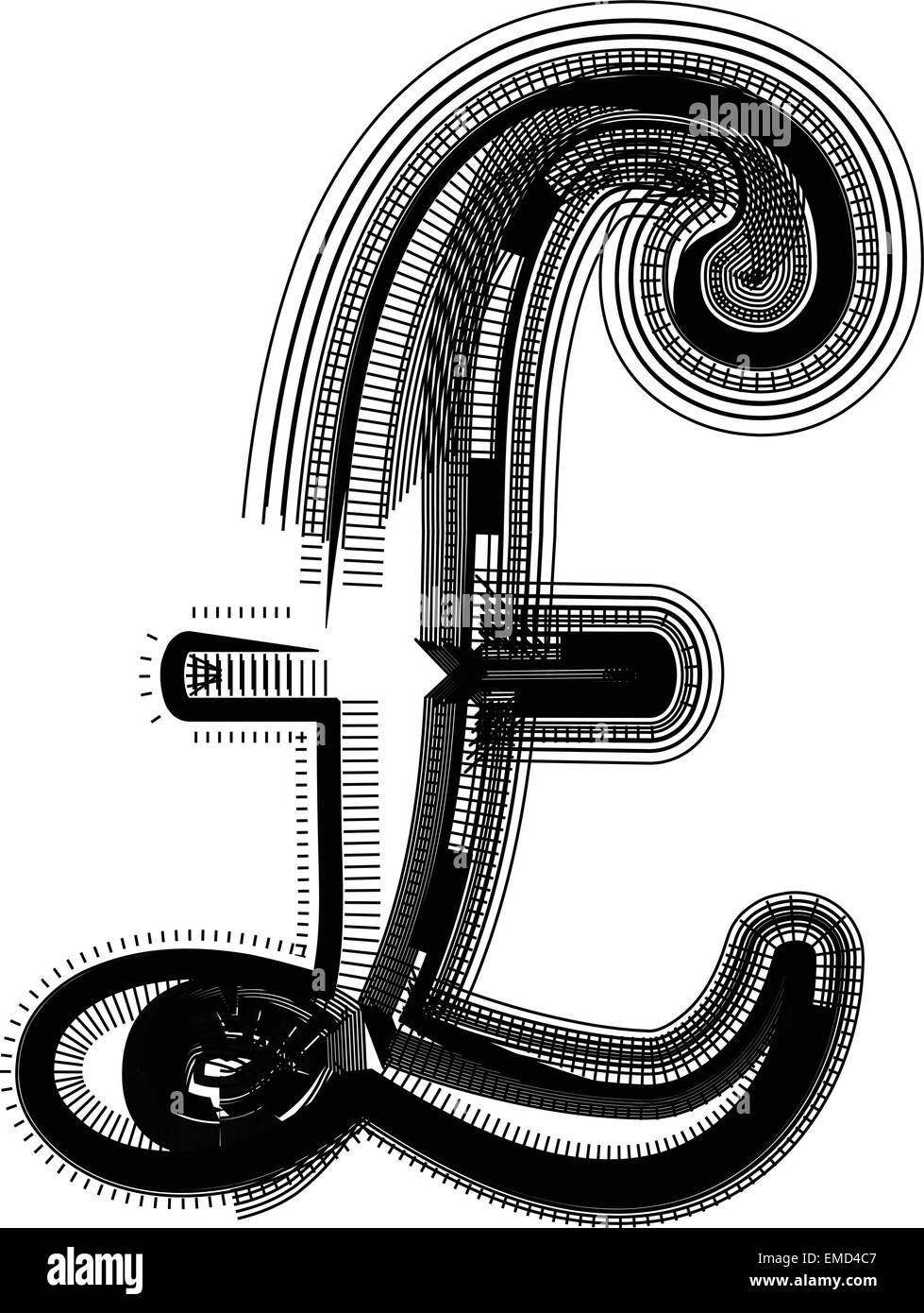 Illustrazione dei font Illustrazione Vettoriale