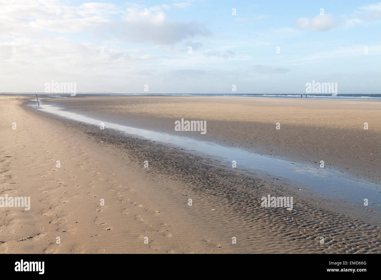 Germania, Langeoog isola, il paesaggio costiero Foto Stock