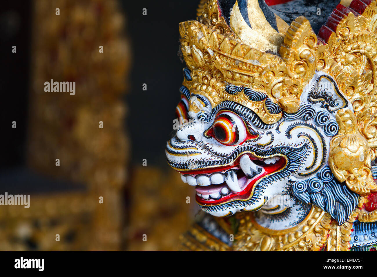 Dio Balinese statua Foto Stock