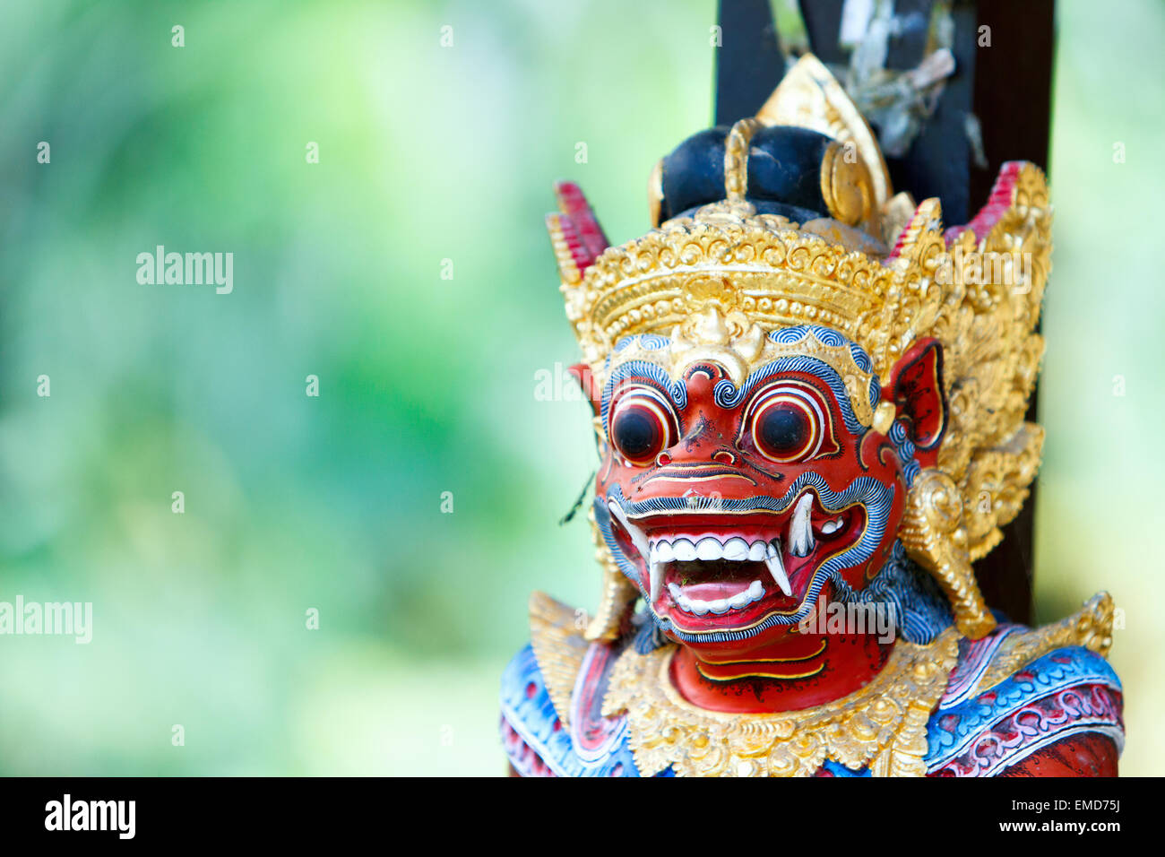Dio Balinese statua Foto Stock