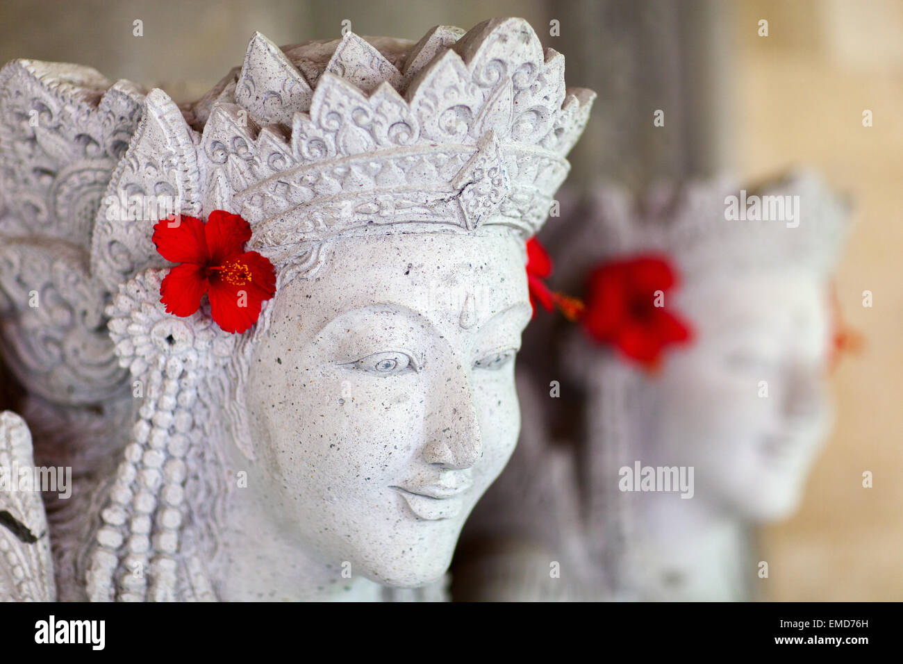 Statua Balinese Balinese statua di Dio Foto Stock