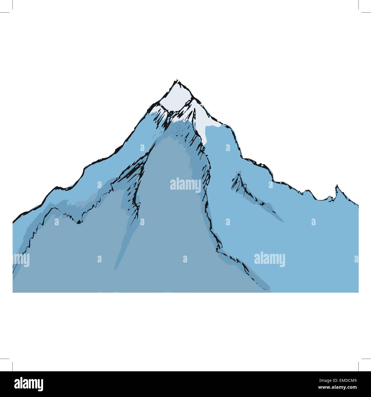 montagna Illustrazione Vettoriale