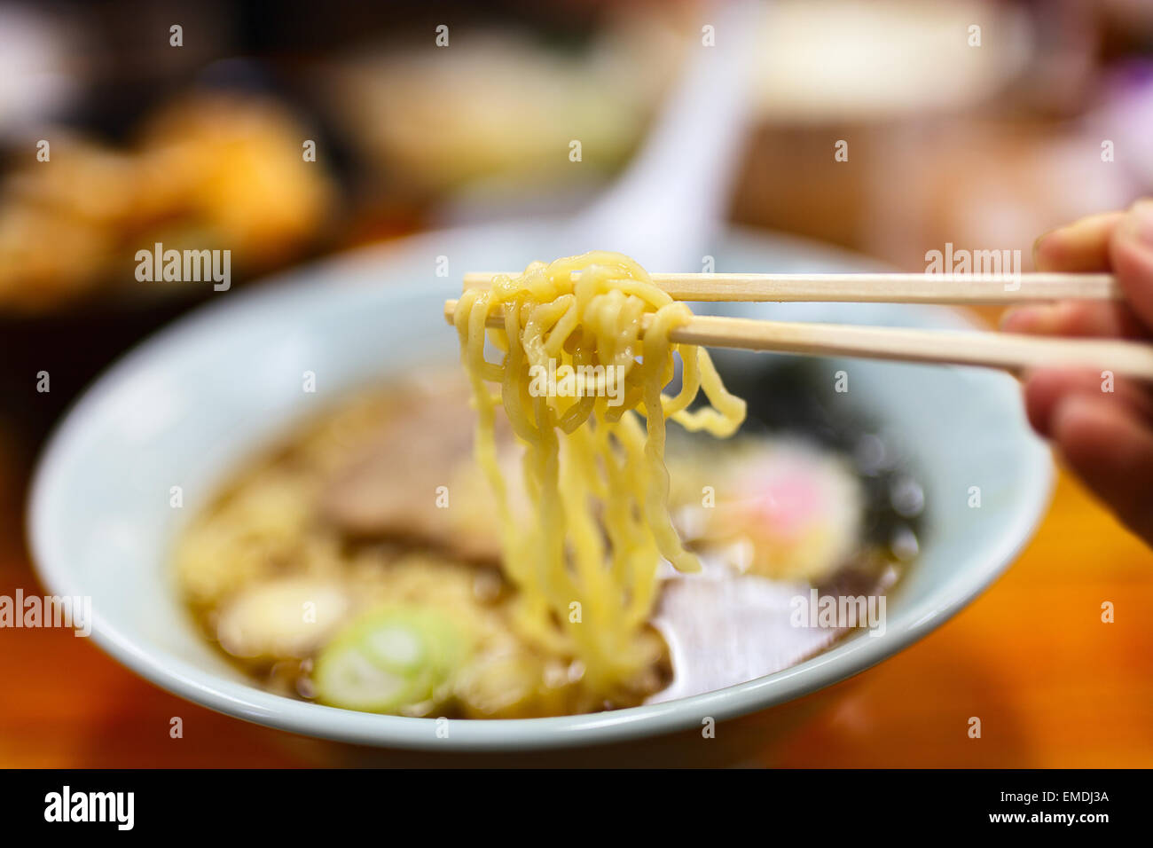 Ramen noodle soup Foto Stock