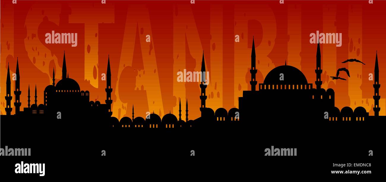 Istanbul Illustrazione Vettoriale