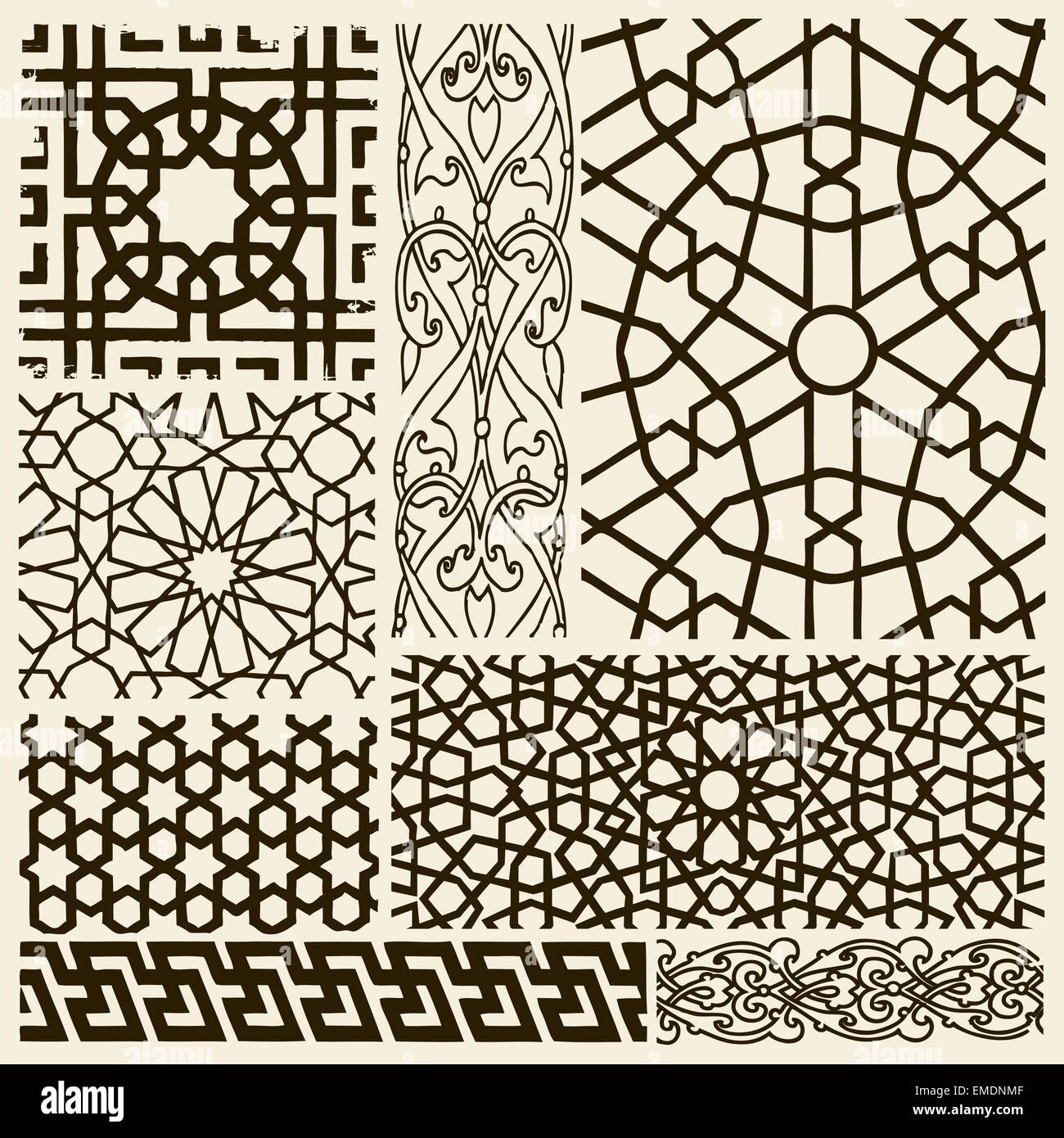 Arabesque Designs Illustrazione Vettoriale
