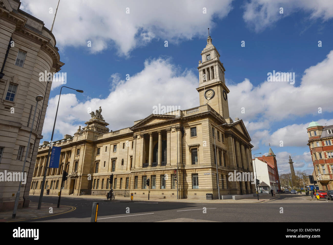 La Hull City Consiglio Guildhall edificio in Hull City Centre Regno Unito Foto Stock