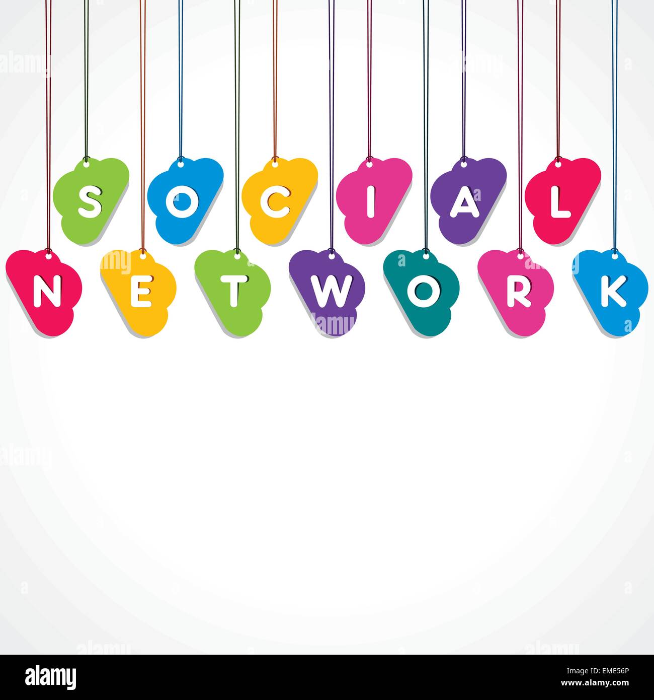 Rete sociale concetto - illustrazione vettoriale Illustrazione Vettoriale