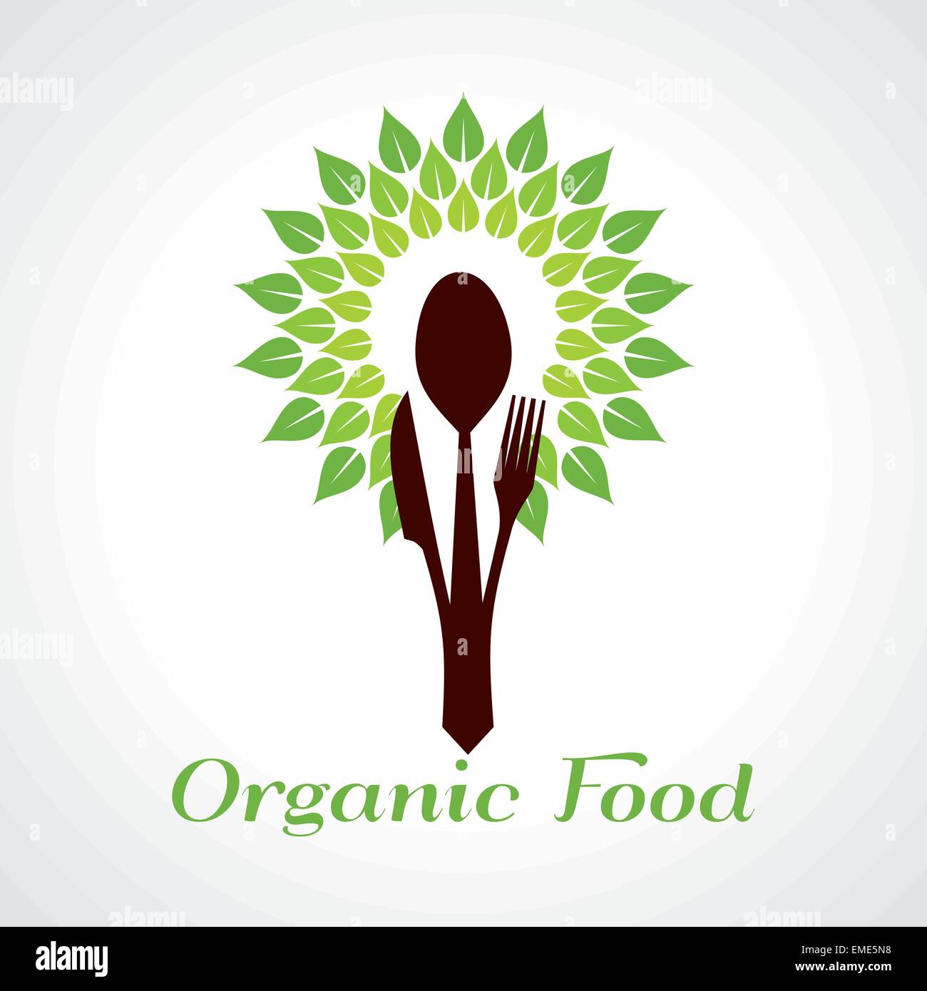 Alimenti biologici concetto vettore di stock Illustrazione Vettoriale