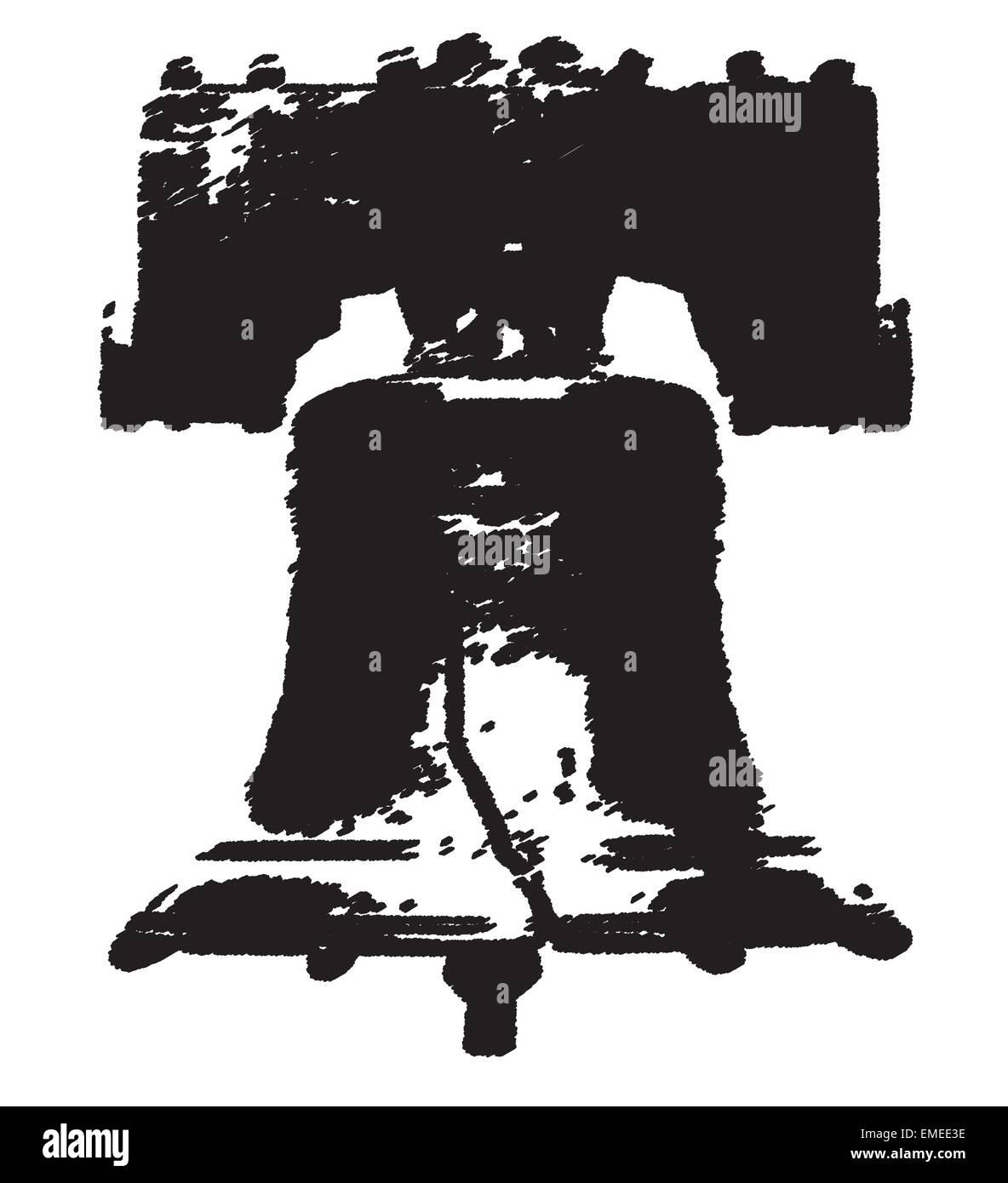 La Liberty Bell Illustrazione Vettoriale