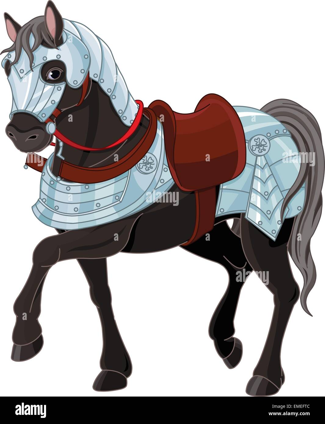 Cavallo di guerra Illustrazione Vettoriale