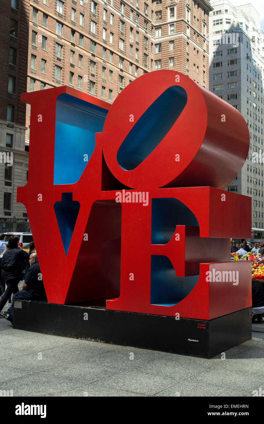 Amore segno New York# Foto Stock