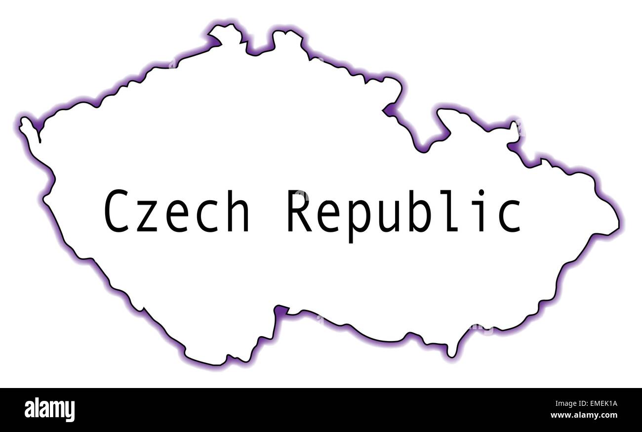Repubblica ceca Illustrazione Vettoriale