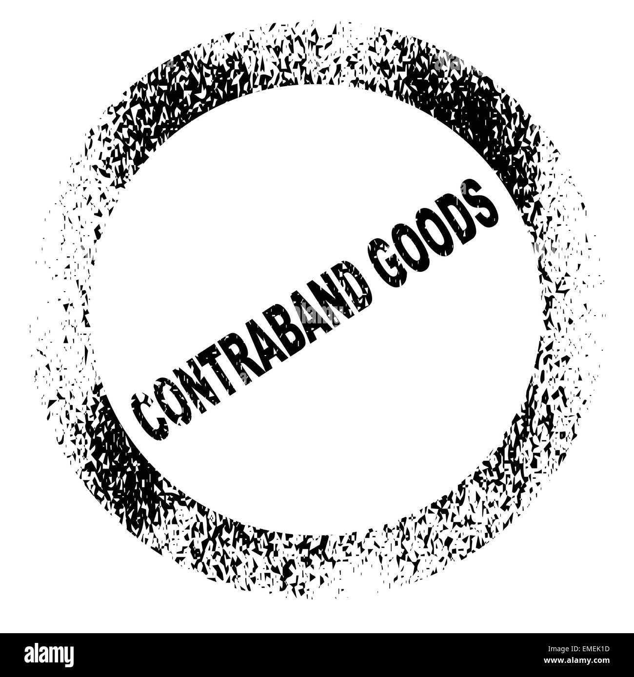 Contrabbando Illustrazione Vettoriale